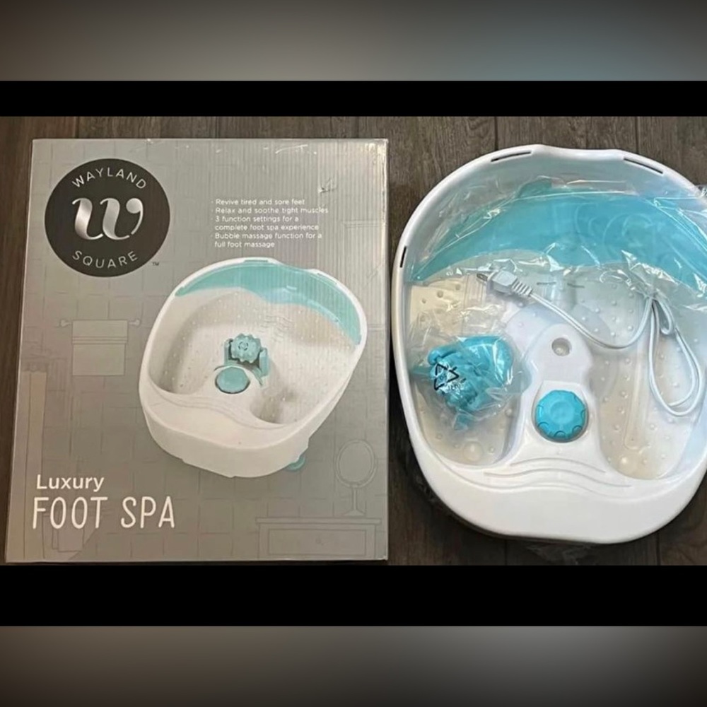 Wayland‎ Luxury Foot Spa Therapeutic Vibrate Portable Massage Heat Hydrotherapy